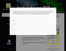 Tablet Screenshot of mgkalendarze.pl
